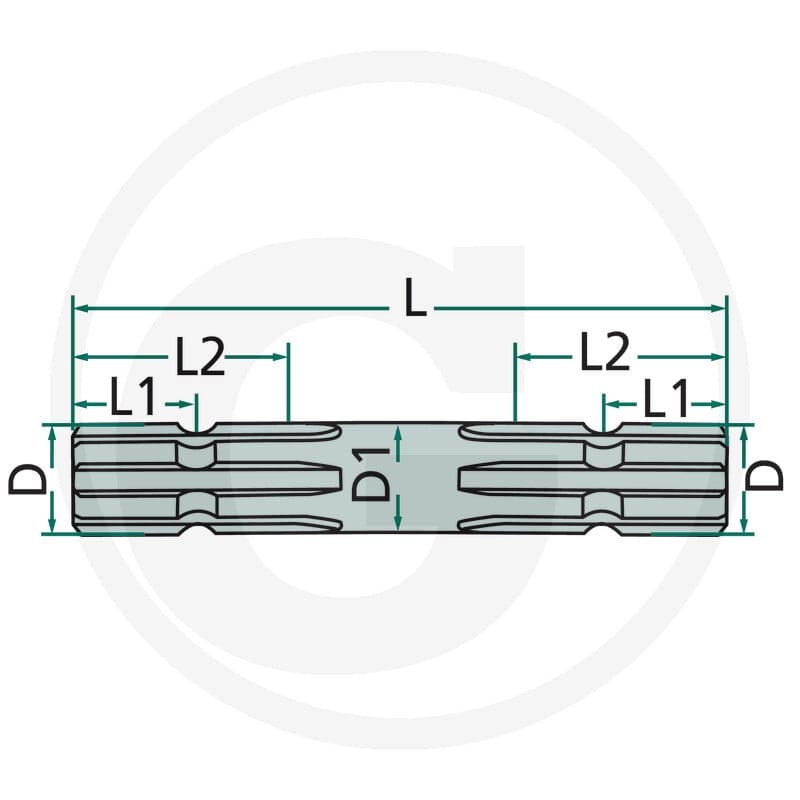GRANIT Wałek profilowany 61475201381381000 - 61475201381381000 - Sklep rolniczy PoltechParts