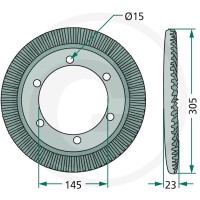 GRANIT Koło tarczowe 64700261800031F - 64700261800031F - Sklep rolniczy PoltechParts