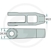 GRANIT Nakrętka trzpienia 64706580436F - 64706580436F - Sklep rolniczy PoltechParts