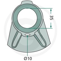 GRANIT Element blokujący 64706581523F - 64706581523F - Sklep rolniczy PoltechParts