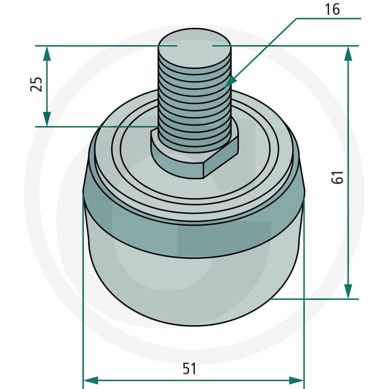 GRANIT Łożysko rolkowe 64701141354F - 64701141354F - Sklep rolniczy PoltechParts