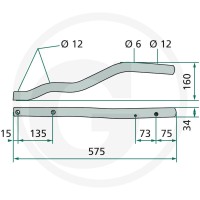 GRANIT Ramię palca 647015089F - Sklep PoltechParts