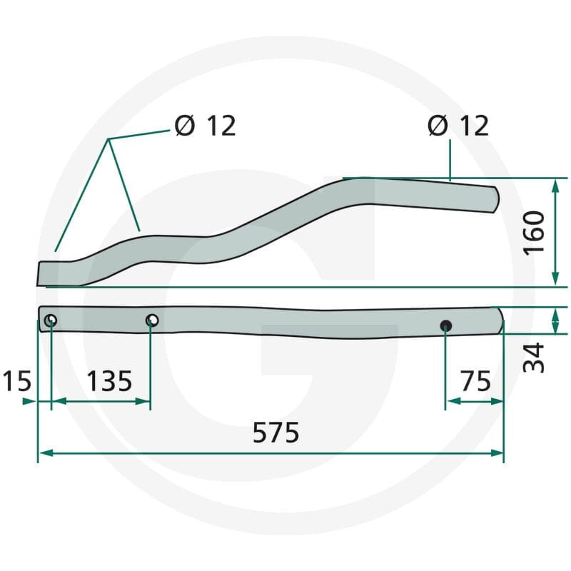 GRANIT Ramię palca 647015090F - Sklep PoltechParts