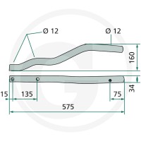 GRANIT Ramię palca 647015090F - Sklep PoltechParts