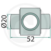 GRANIT Nakrętka trzpienia 64706580435F - 64706580435F - Sklep rolniczy PoltechParts
