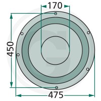 GRANIT Talerz oporowy 64706580805F - Sklep PoltechParts