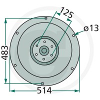 GRANIT Talerz oporowy 64706586949F - Sklep PoltechParts
