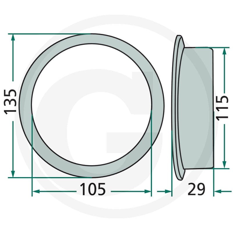 GRANIT Tulejka kołnierzowa 647145134.1F - Sklep PoltechParts