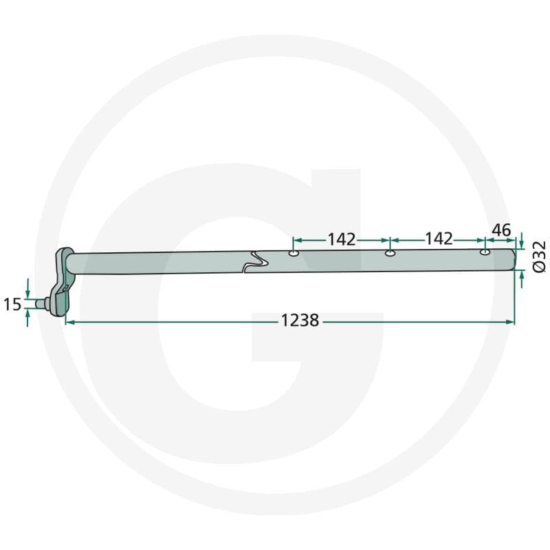 GRANIT Uchwyt palca 647160063F - 647160063F - Sklep rolniczy PoltechParts
