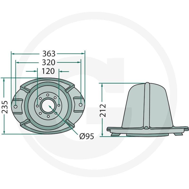 GRANIT Tarcza tnąca 647230232.2F - Sklep PoltechParts