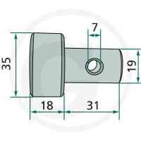 GRANIT Rolka toczna 647162071F - Sklep PoltechParts