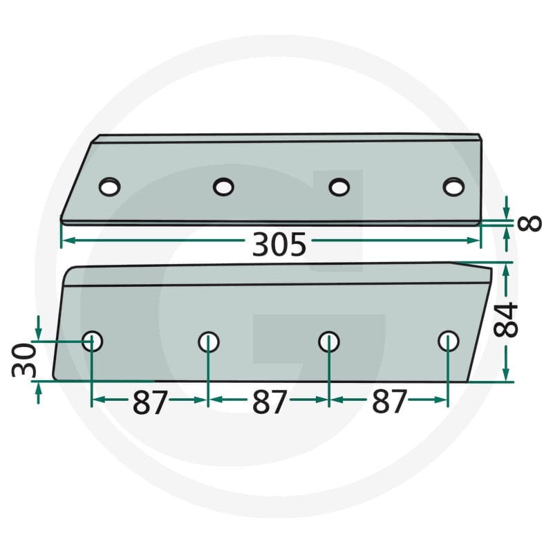 GRANIT Nóż komory prasującej 6470982200900F - 6470982200900F - Sklep rolniczy PoltechParts