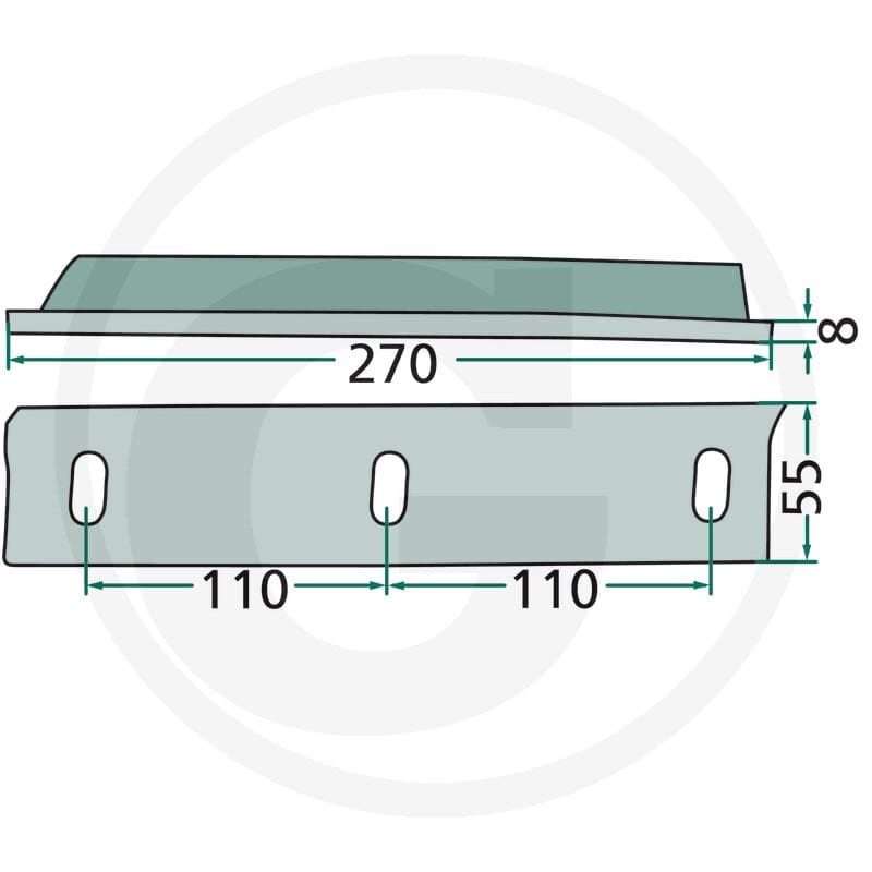 GRANIT Nóż tłoka prasującego 6470982250200F - 6470982250200F - Sklep rolniczy PoltechParts