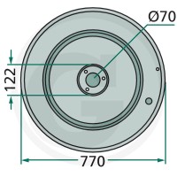 GRANIT Talerze ślizgowe 647101205F - Sklep PoltechParts