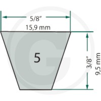 GRANIT by PIX Pasek klinowy 57275088 | poltechparts.pl