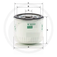 MANN FILTER Filtr oleju 565W9050 | poltechparts.pl