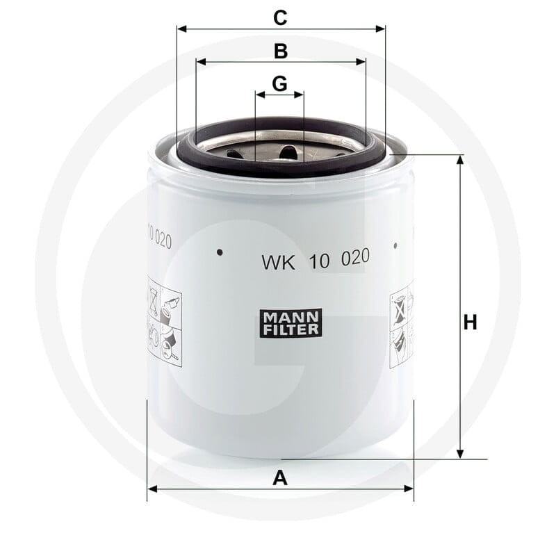 MANN FILTER Filtr wymienny paliwa 565WK100… | poltechparts.pl