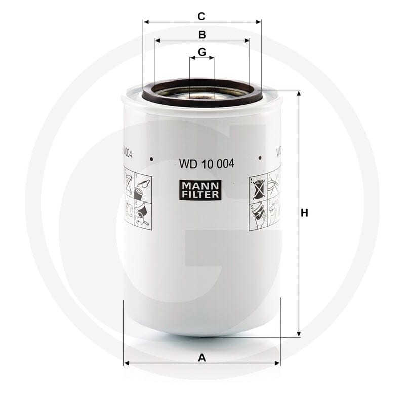 MANN FILTER Filtr oleju hydraulicznego 565… | poltechparts.pl