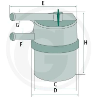 MANN FILTER Filtr paliwa 565WK42.7 | poltechparts.pl