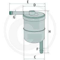 MANN FILTER Filtr paliwa 565WK42.12 | poltechparts.pl