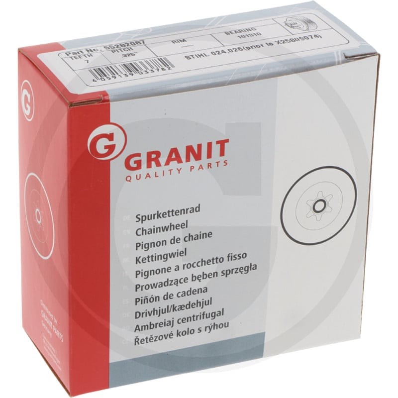 GRANIT Endurance Cut Koło łańcuchowe prowadzące 55282087 - 55282087 - Sklep rolniczy PoltechParts