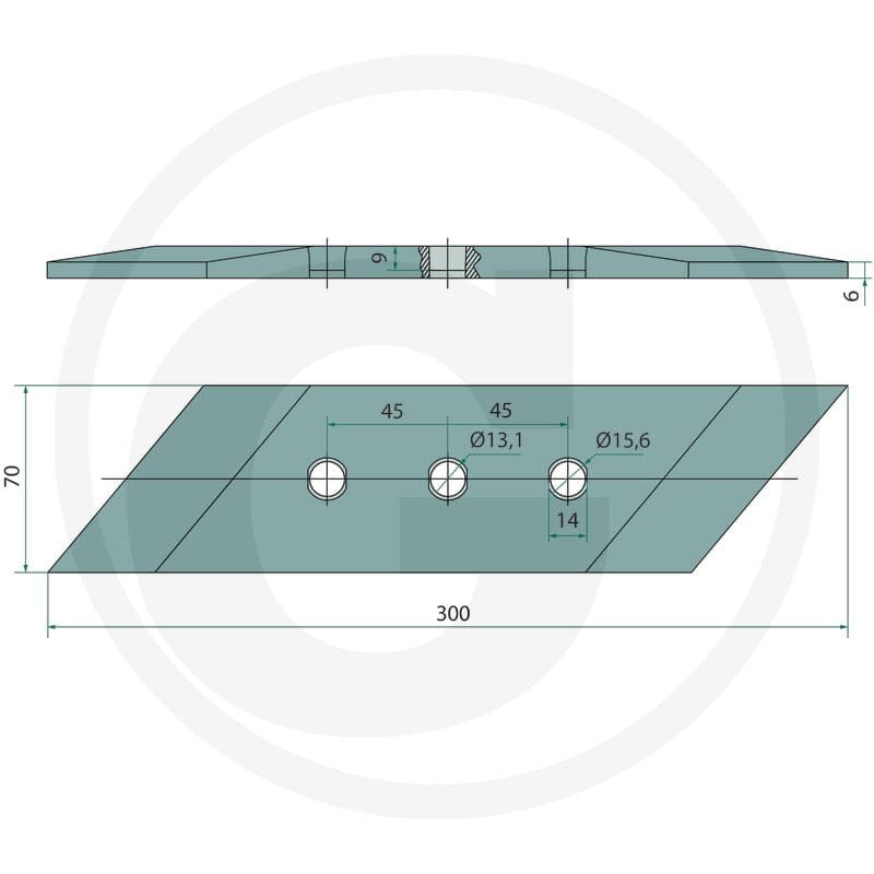 GRANIT Dziób wymienny 5604700014 - 5604700014 - Sklep rolniczy PoltechParts