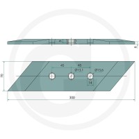 GRANIT Dziób wymienny 5604700014 - 5604700014 - Sklep rolniczy PoltechParts