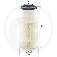 MANN FILTER Filtr powietrza 565C14179X - 565C14179X - Sklep rolniczy PoltechParts