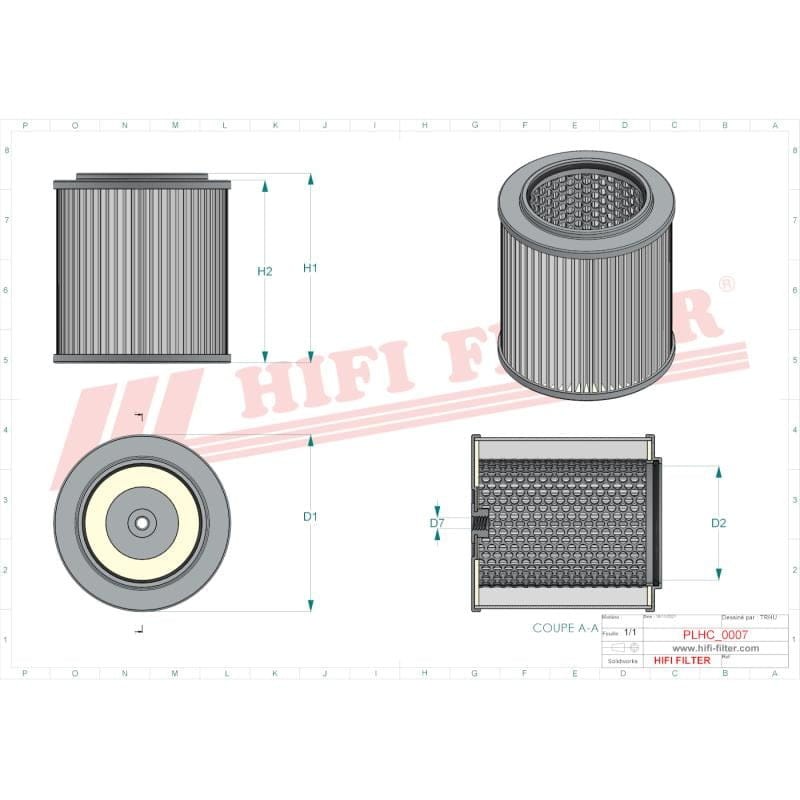 HIFI Filtr hydrauliczny 56799911