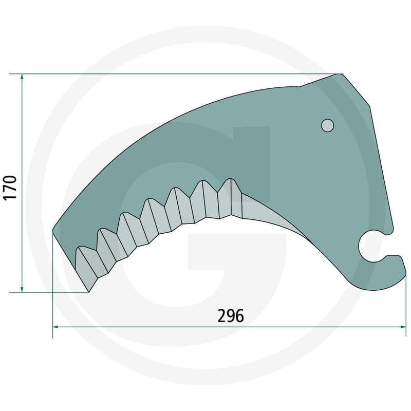 GRANIT Nóż 52584607325F - 52584607325F - Sklep rolniczy PoltechParts