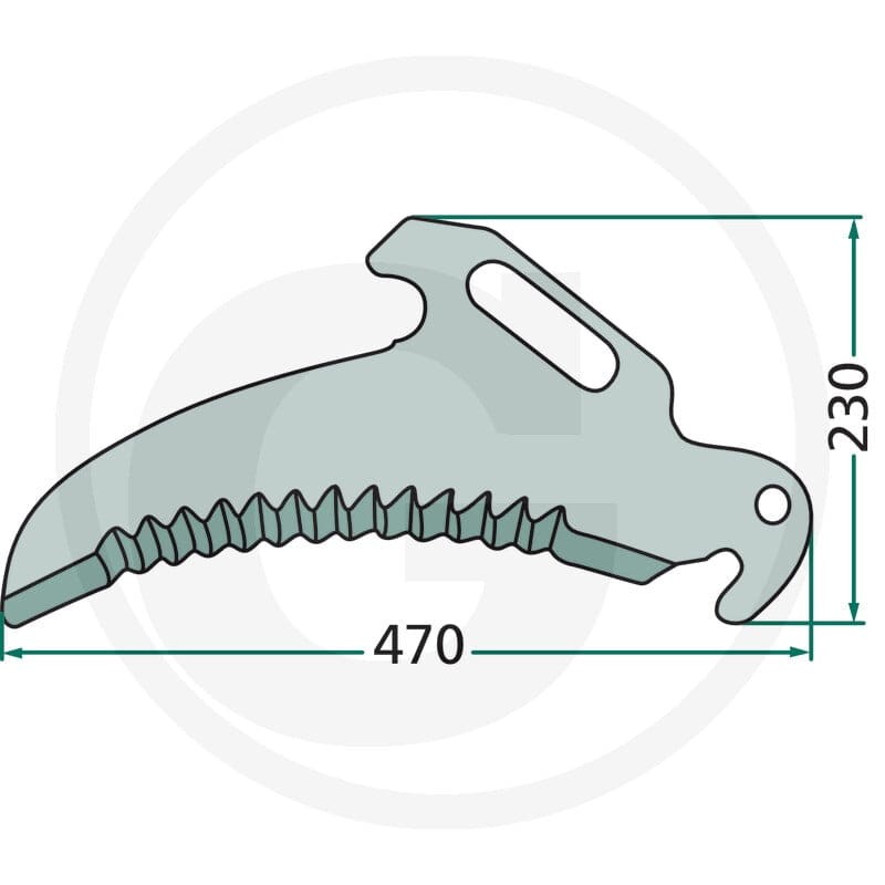 GRANIT Nóż 5259704420F - 5259704420F - Sklep rolniczy PoltechParts