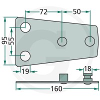 GRANIT Uchwyt noża 5259999852663 - 5259999852663 - Sklep rolniczy PoltechParts