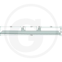GRANIT Nóż tnący 52705312 - 52705312 - Sklep rolniczy PoltechParts
