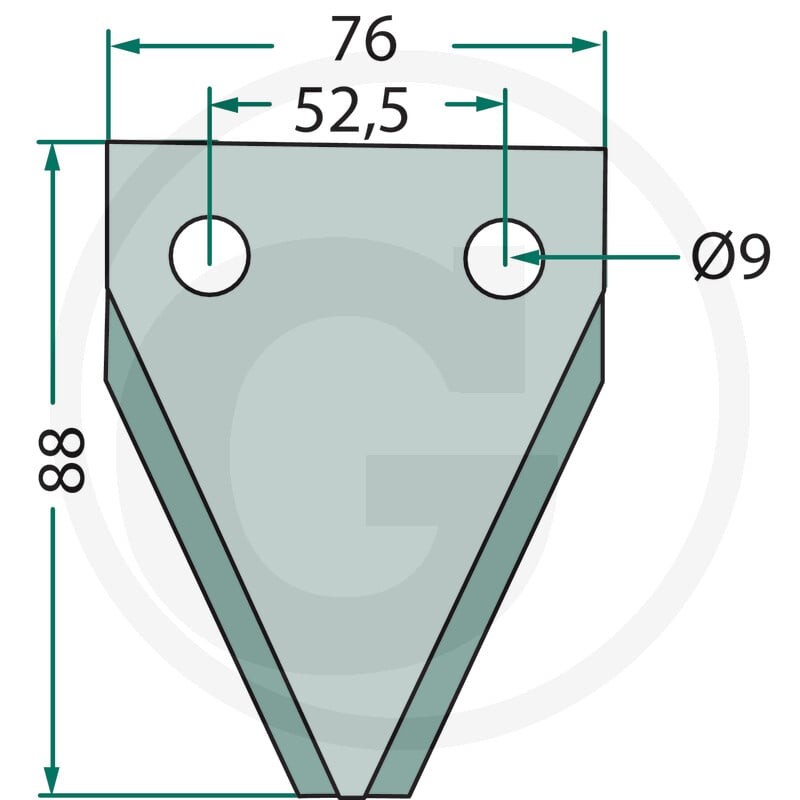 GRANIT Nóż 527527321 - 527527321 - Sklep rolniczy PoltechParts