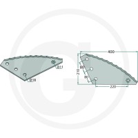 GRANIT Nóż 527527333 - 527527333 - Sklep rolniczy PoltechParts