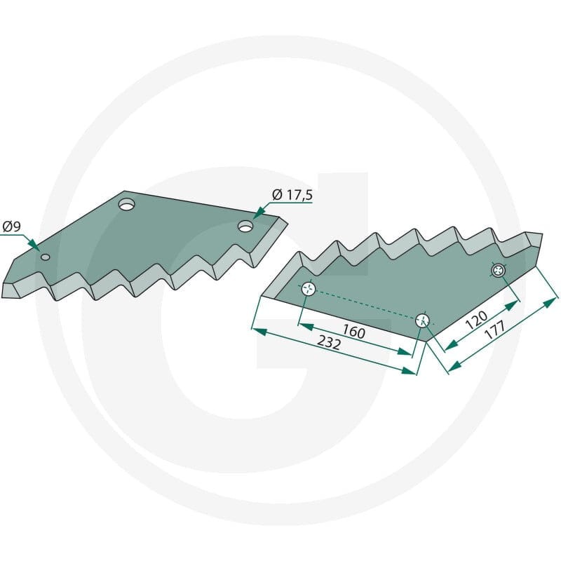 GRANIT Nóż 527527351 - 527527351 - Sklep rolniczy PoltechParts
