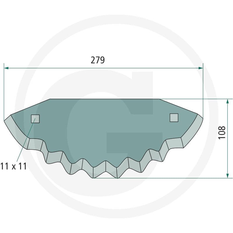 GRANIT Nóż 527527415 - 527527415 - Sklep rolniczy PoltechParts