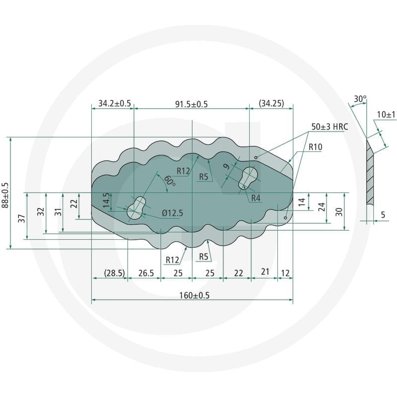 GRANIT Nóż 527527417 - 527527417 - Sklep rolniczy PoltechParts