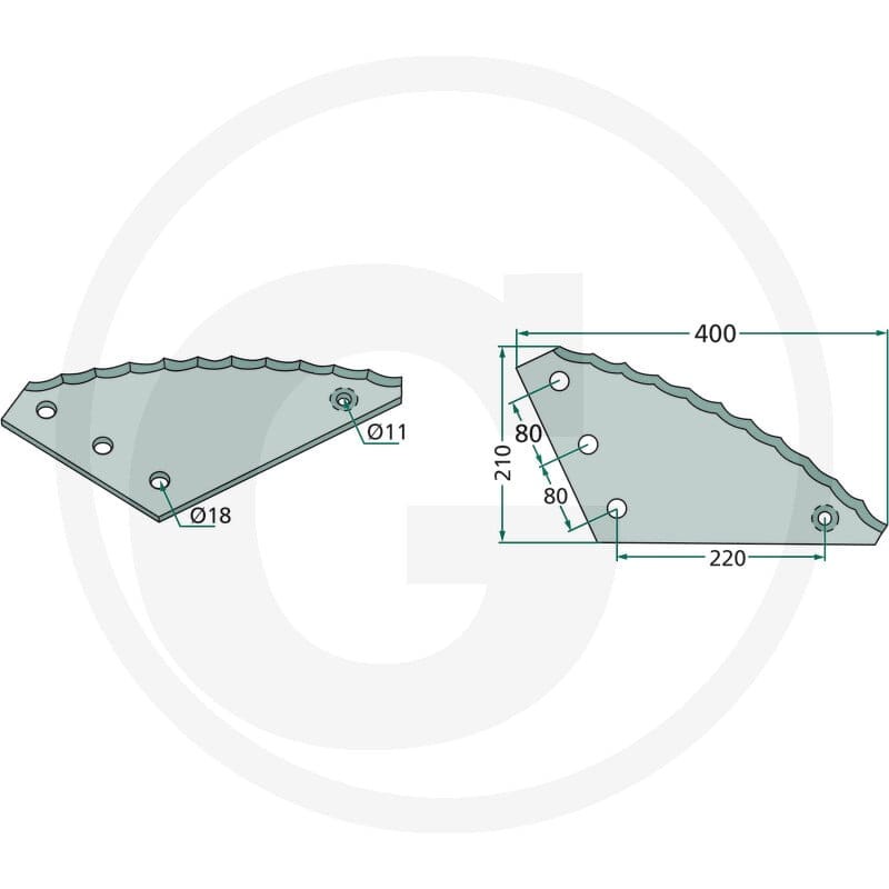 GRANIT Noże 527527459 - 527527459 - Sklep rolniczy PoltechParts