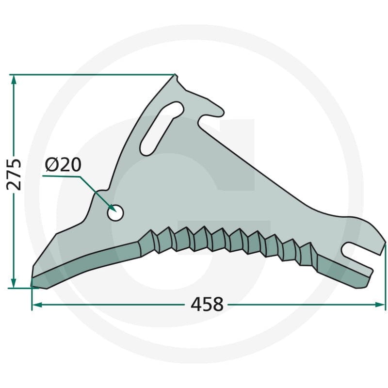 GRANIT Nóż 52501-076260F - 52501-076260F - Sklep rolniczy PoltechParts