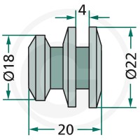 GRANIT Przycisk, luzem 5250919108300 - Sklep PoltechParts