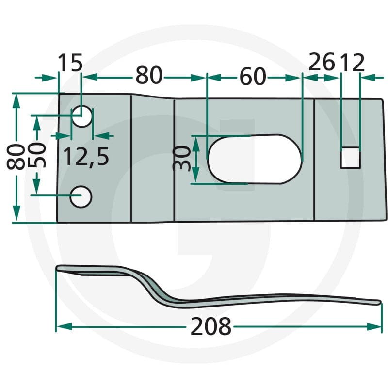 GRANIT Trzymak noża 525121248 - 525121248 - Sklep rolniczy PoltechParts