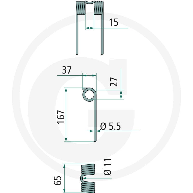 GRANIT Palec podbieracza 52516618868 | poltechparts.pl