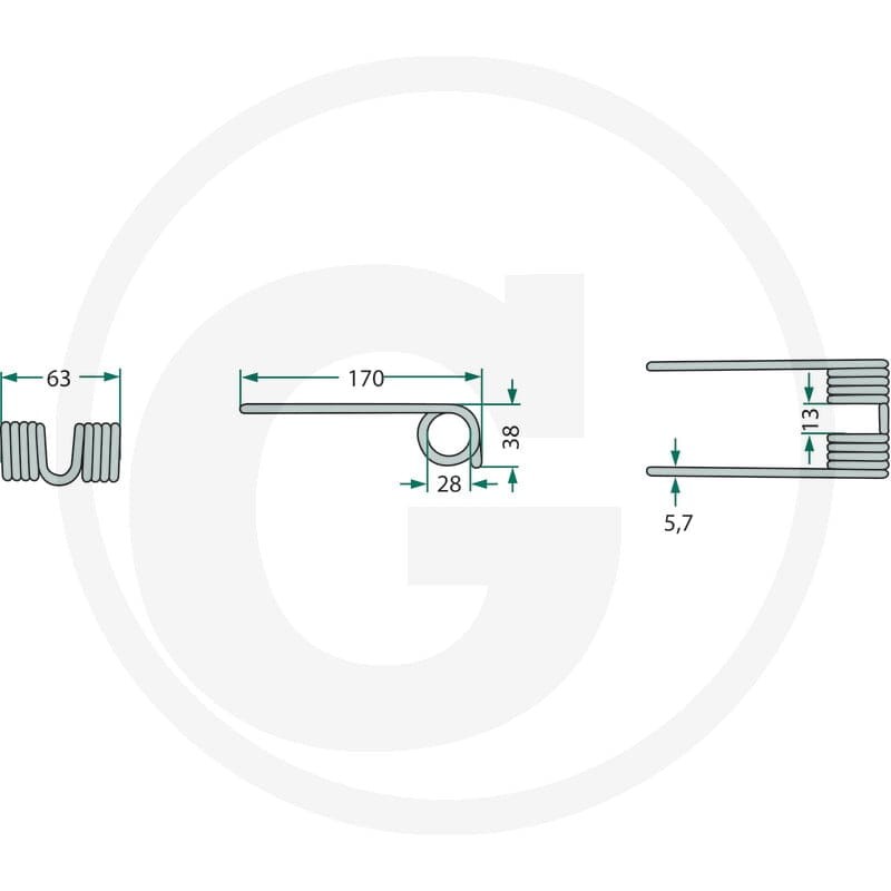 GRANIT Palec podbieracza 52516618933 | poltechparts.pl
