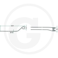 GRANIT Palce zgrabiarki pokosowej 52526501… | poltechparts.pl
