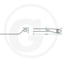 GRANIT Palec zgrabiarki pokosowej 52526501… | poltechparts.pl
