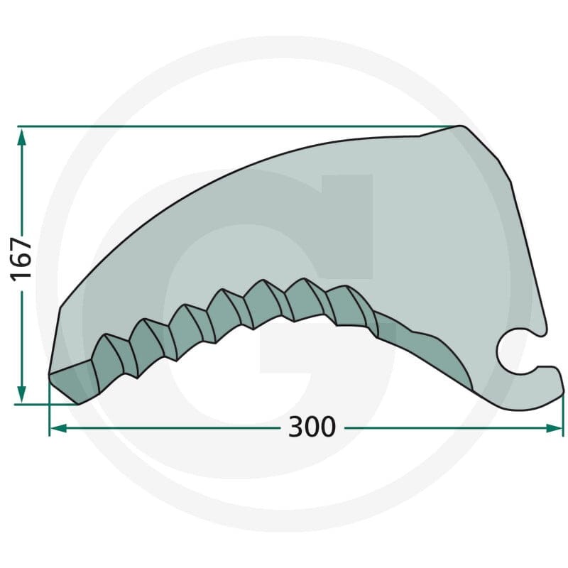 GRANIT Nóż 525275995.1F - 525275995.1F - Sklep rolniczy PoltechParts
