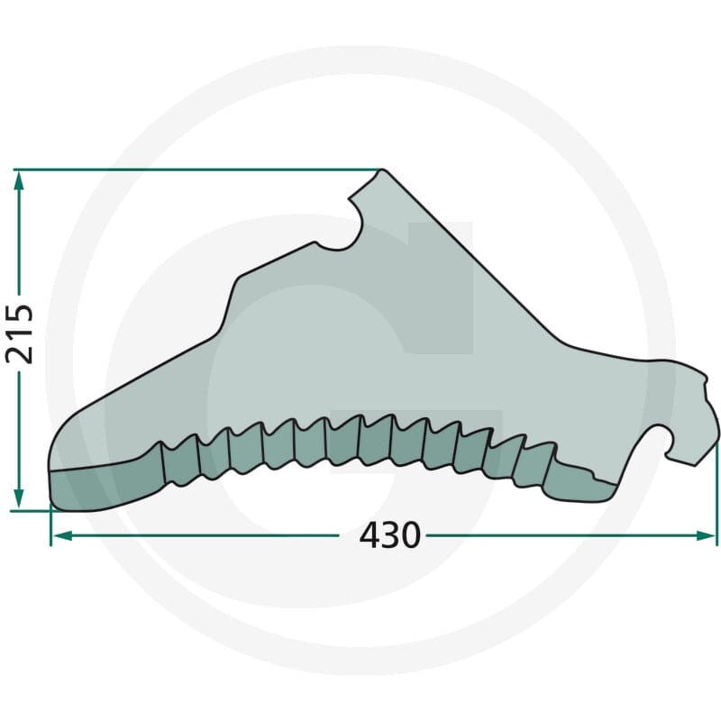 GRANIT Nóż 525434126F - 525434126F - Sklep rolniczy PoltechParts