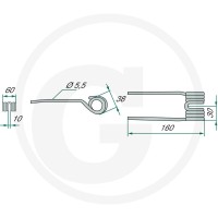 GRANIT Palec podbieracza 52551459 | poltechparts.pl