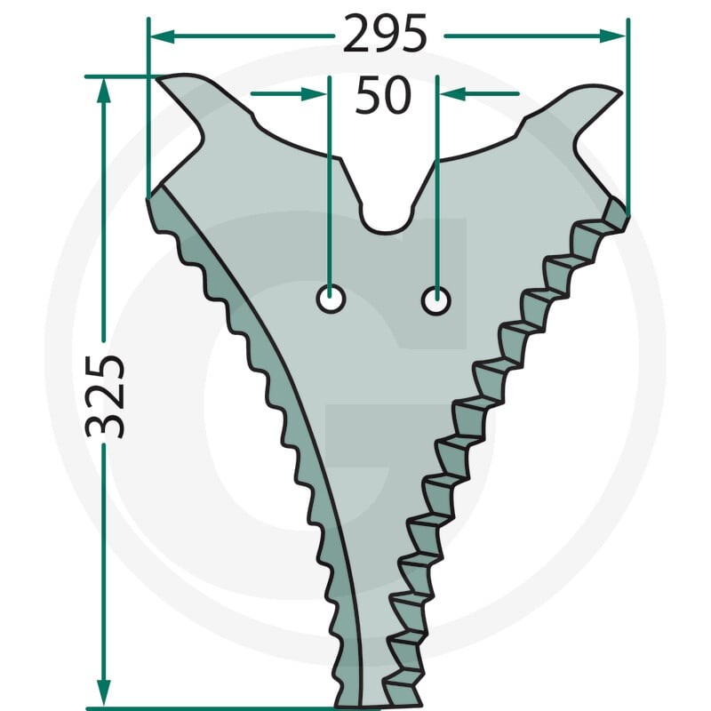 GRANIT Nóż 52573236500F - 52573236500F - Sklep rolniczy PoltechParts
